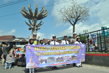 PKS SAT LANTAS POLRES LAMPUNG BARAT