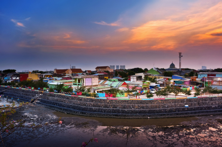 Senja Kampung Warna-Warni Kenjeran