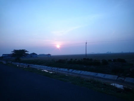 Sunrise di tanah Cirebon