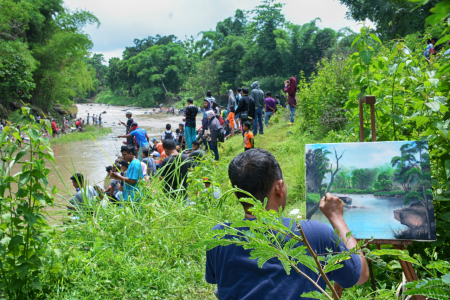 Sungai Bedadung dalam Lukisan