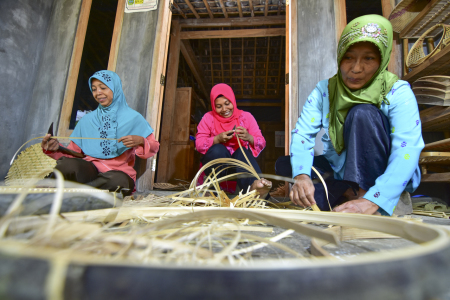 Kerajinan Bambu Khas Gedangsari