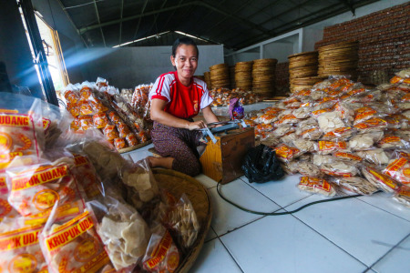 GELIAT EKONOMI PENGRAJIN KRUPUK