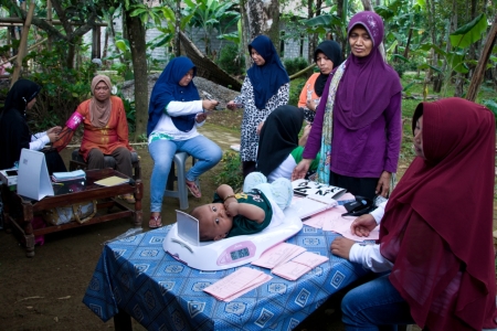 Kegiatan posyandu desa tanon