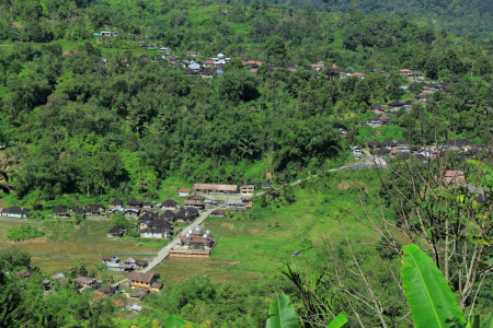 Panorama Desa Sungai Landia di Nagari Matur