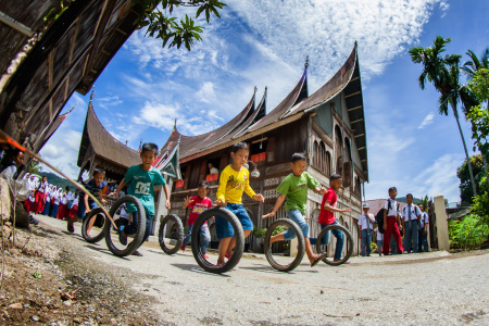 Semangat Anak anak bersama tanpa mengutamakan gadget