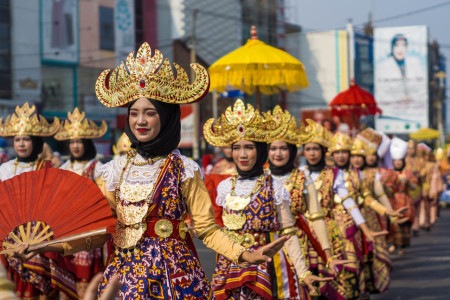 Lampung Dan Hajatannya (parade budaya Festival Krakatau 2019)