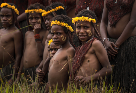 Senyum Manis Anak Papua di Festival Lembah Baliem Wamena