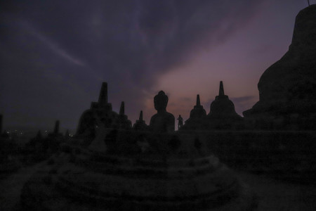 Pagi di Candi Borobudur