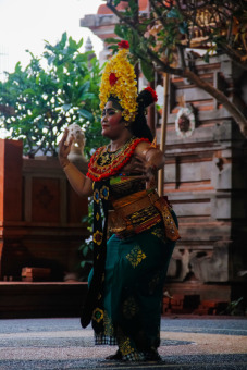 Female Dancer In Barong Dance