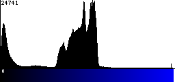 Blue Histogram