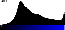 Blue Histogram