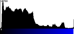 Blue Histogram