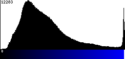 Blue Histogram