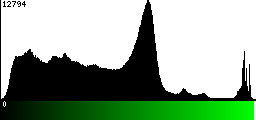 Green Histogram