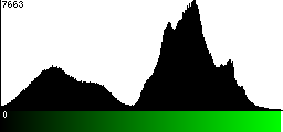 Green Histogram