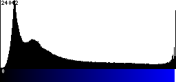 Blue Histogram