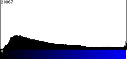 Blue Histogram