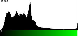 Green Histogram