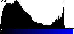 Blue Histogram