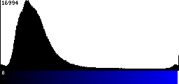 Blue Histogram