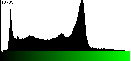 Green Histogram