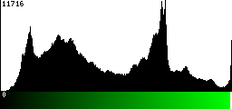 Green Histogram