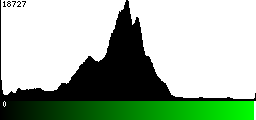 Green Histogram