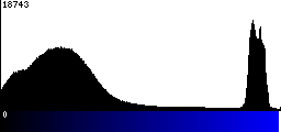 Blue Histogram