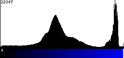 Blue Histogram