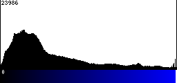 Blue Histogram