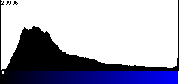 Blue Histogram