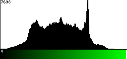 Green Histogram