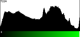 Green Histogram