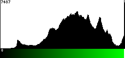 Green Histogram