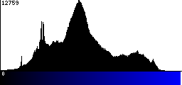 Blue Histogram