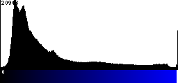 Blue Histogram