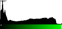 Green Histogram