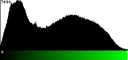 Green Histogram