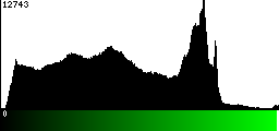 Green Histogram