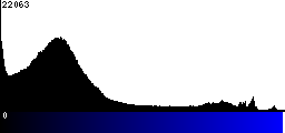 Blue Histogram