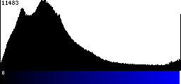 Blue Histogram