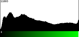 Green Histogram