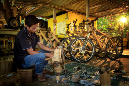 Sepeda Bambu, Inovasi kreatif memajukan perekonomian dan ramah lingkungan