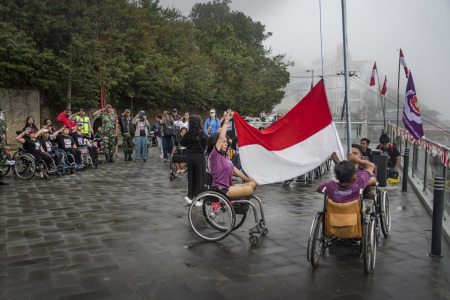 Upacara Benderaa memperingati Hari Kemerdekaan